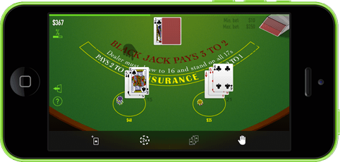 Black jack game for iPhone & iPad
