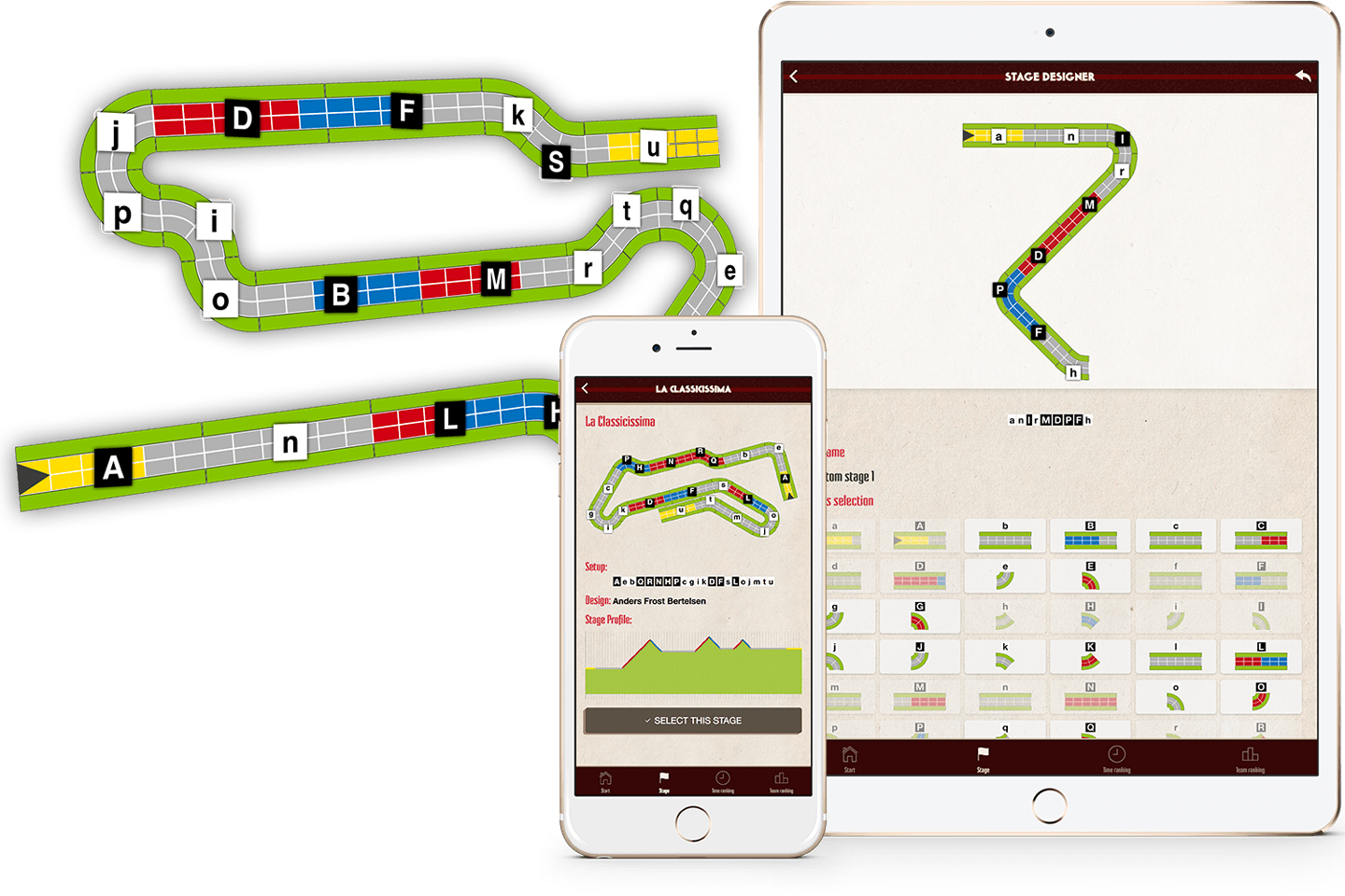 Flamme Rouge Companion Stages Features
